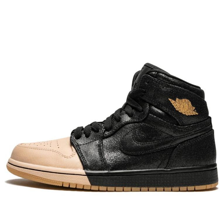 (WMNS) Air Jordan 1 Retro High Premium 'Dipped Toe Black'  AH7389-007 Epochal Sneaker